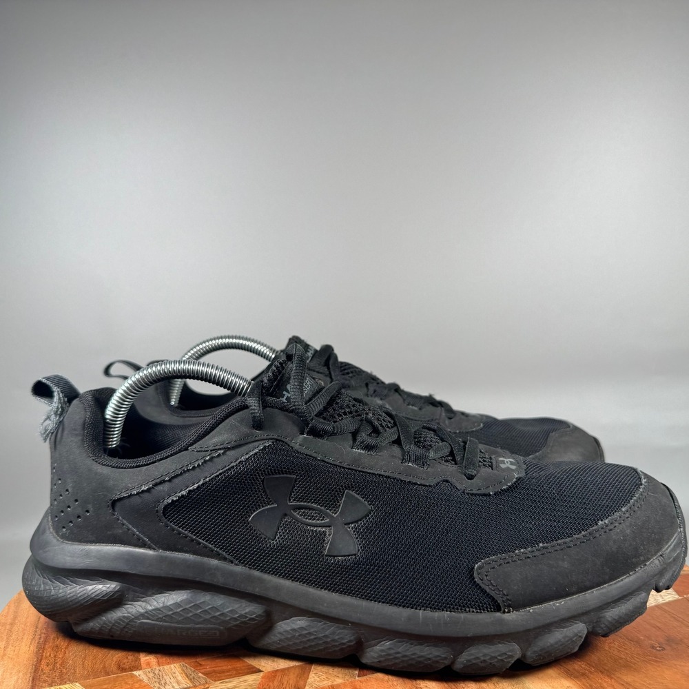 Under Armour Charged Assert 9 Mens Running Shoes Black 3024590-003 Size 10.5